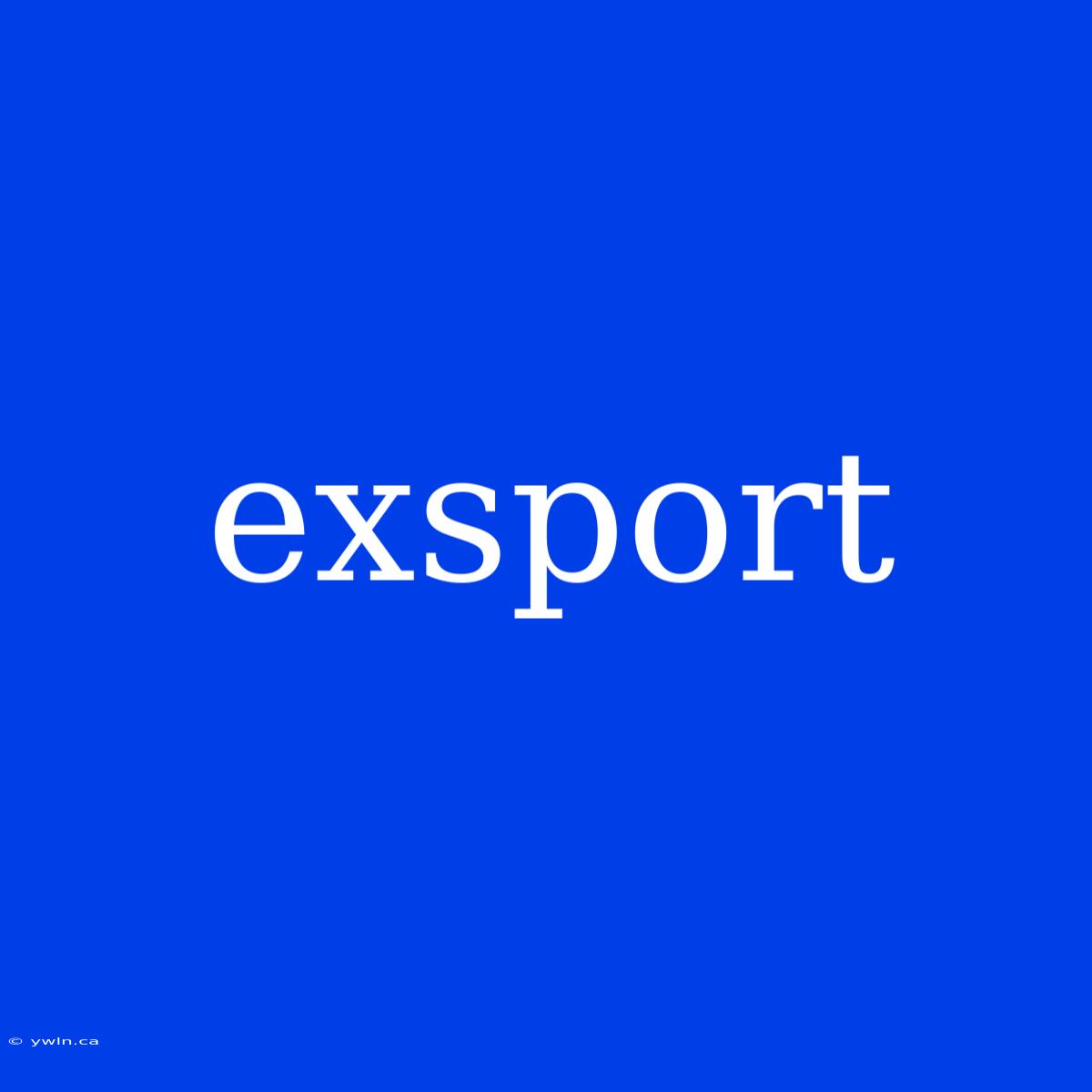 Exsport