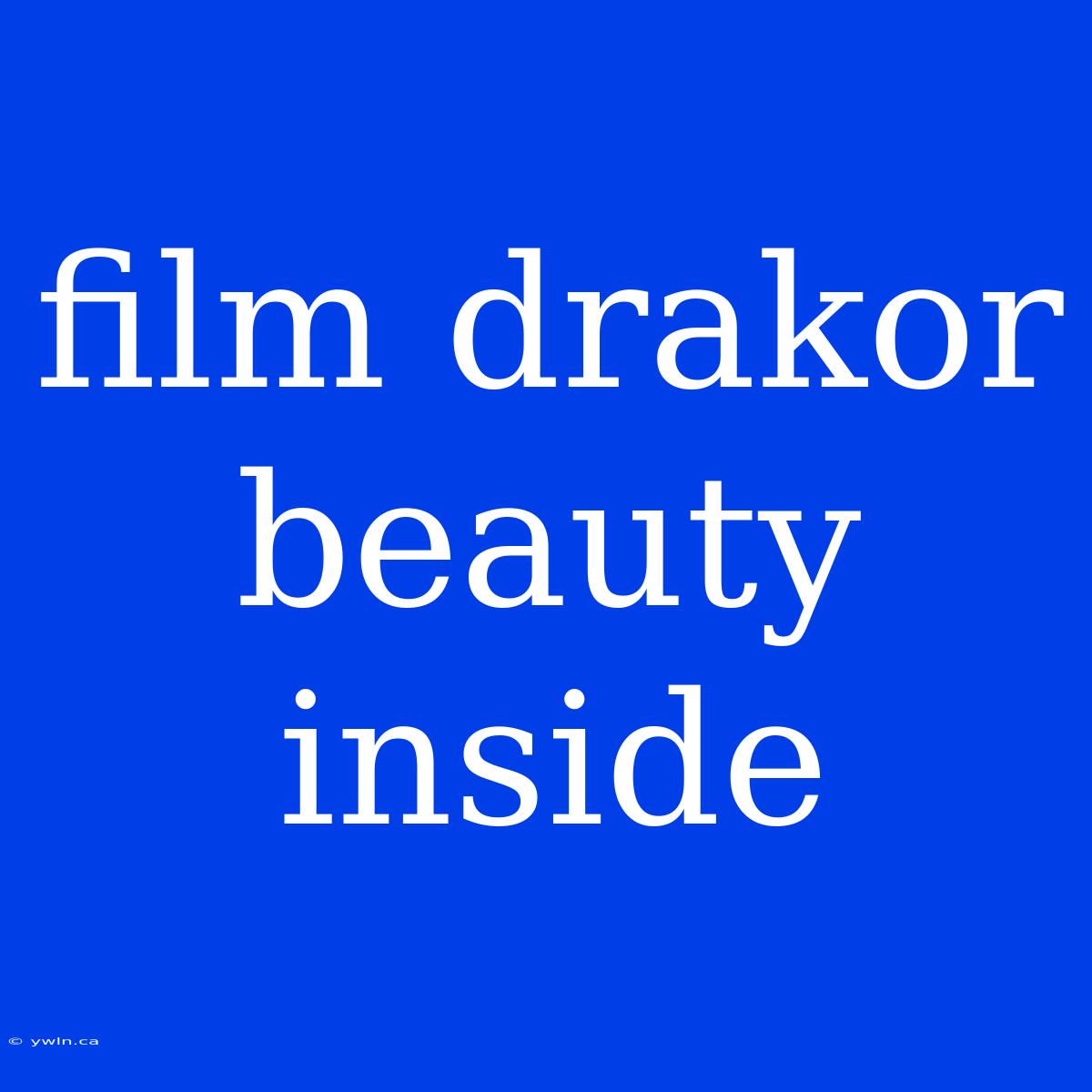 Film Drakor Beauty Inside