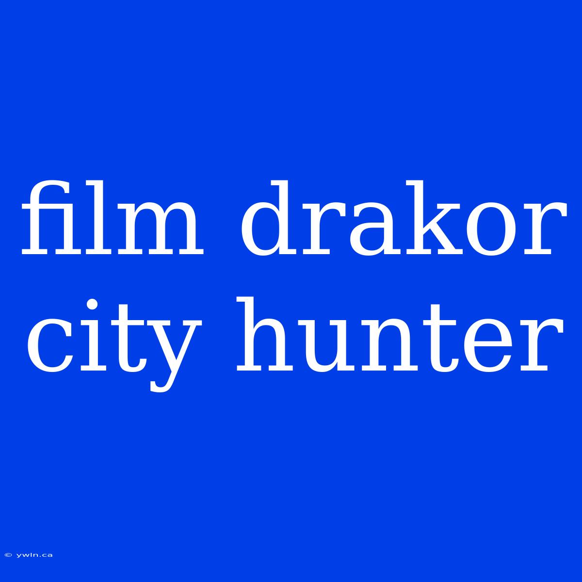 Film Drakor City Hunter