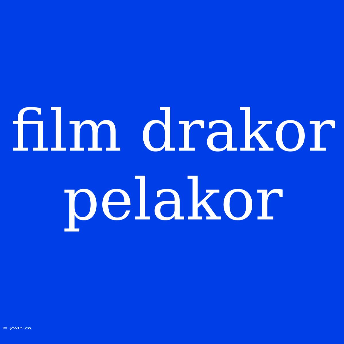 Film Drakor Pelakor