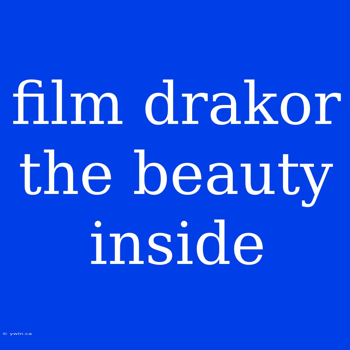 Film Drakor The Beauty Inside