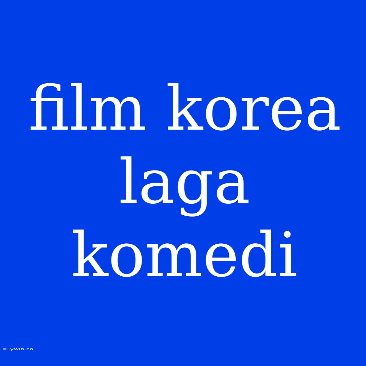 Film Korea Laga Komedi