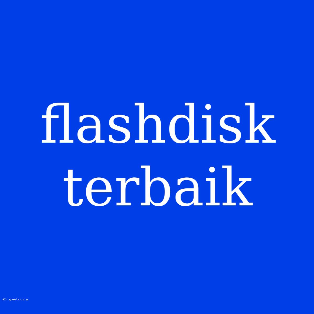 Flashdisk Terbaik