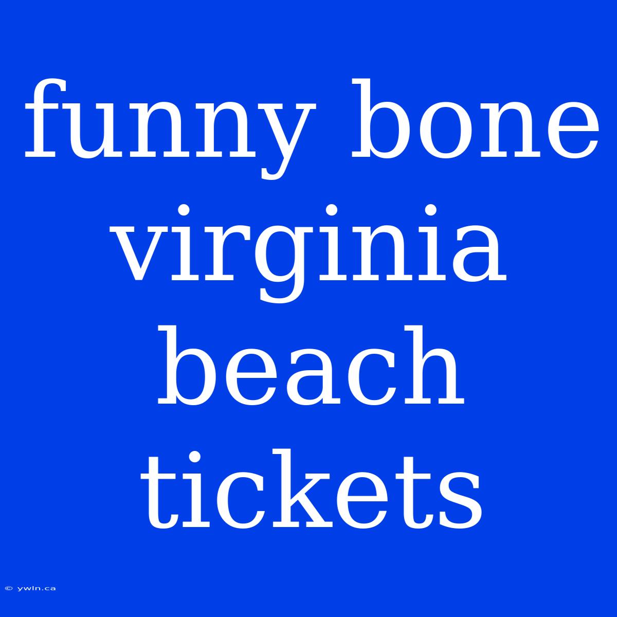 Funny Bone Virginia Beach Tickets