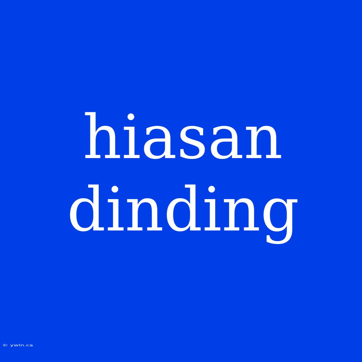 Hiasan Dinding