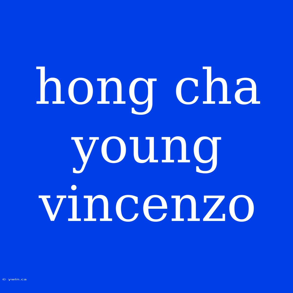 Hong Cha Young Vincenzo