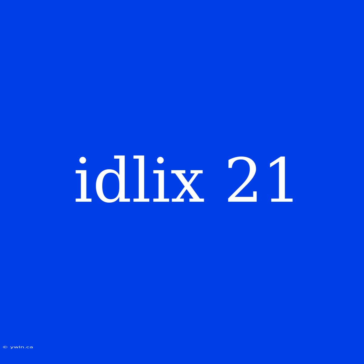 Idlix 21