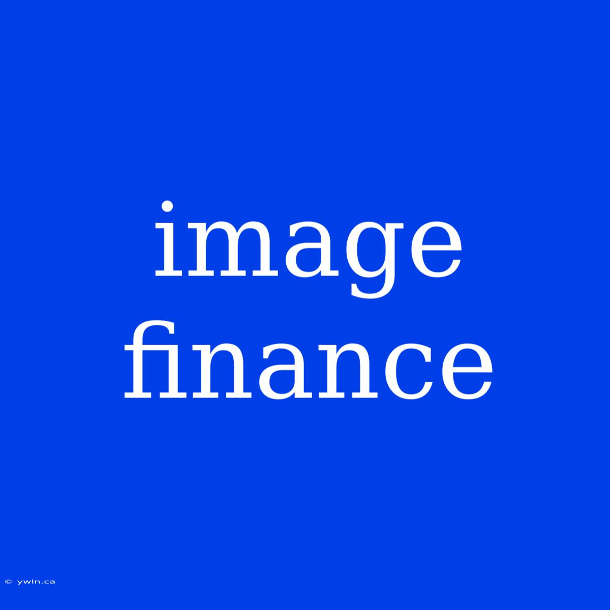 Image Finance