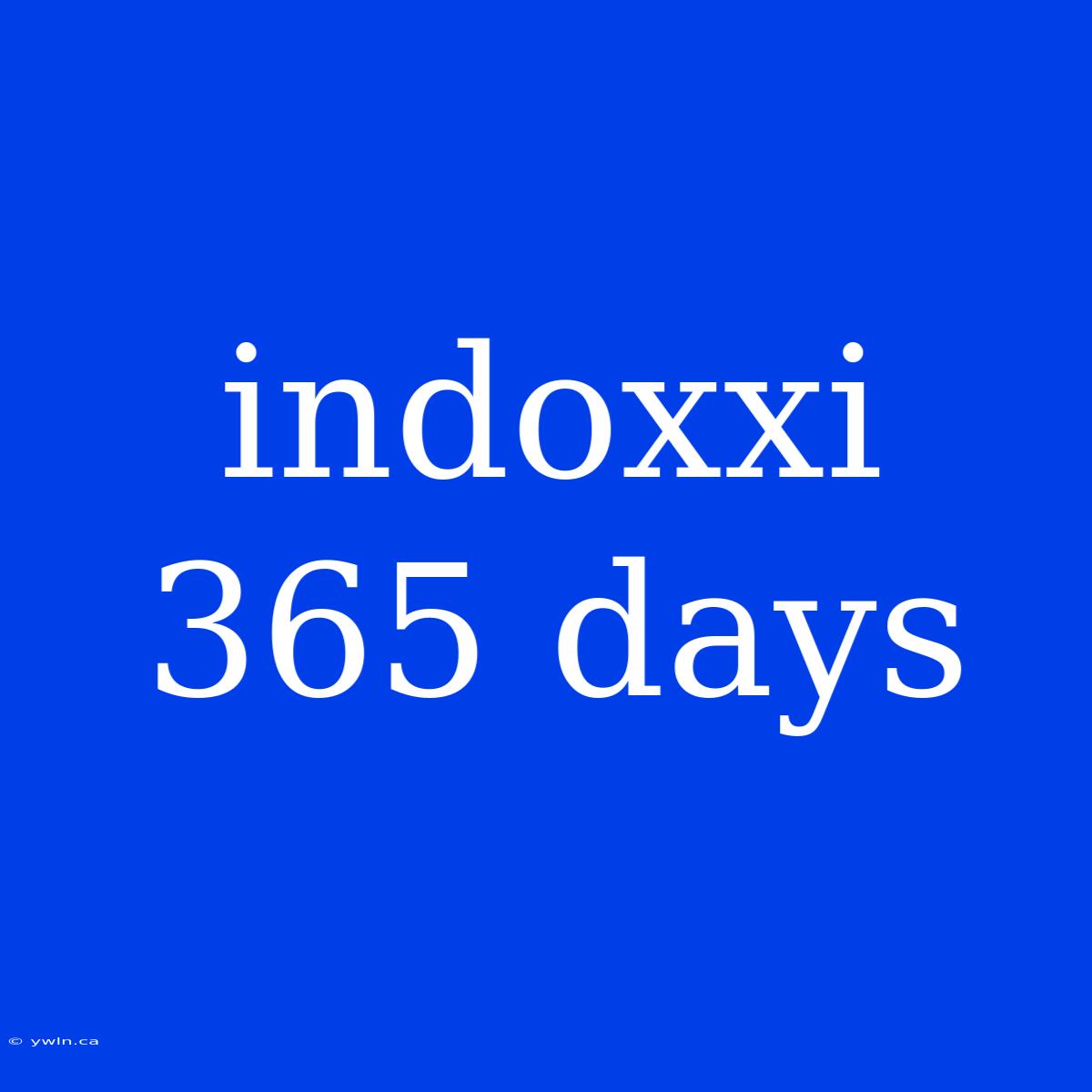 Indoxxi 365 Days