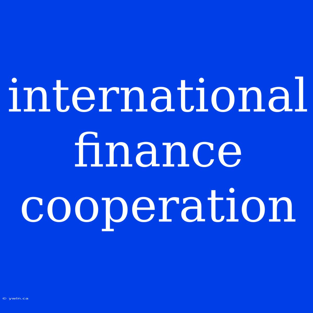 International Finance Cooperation