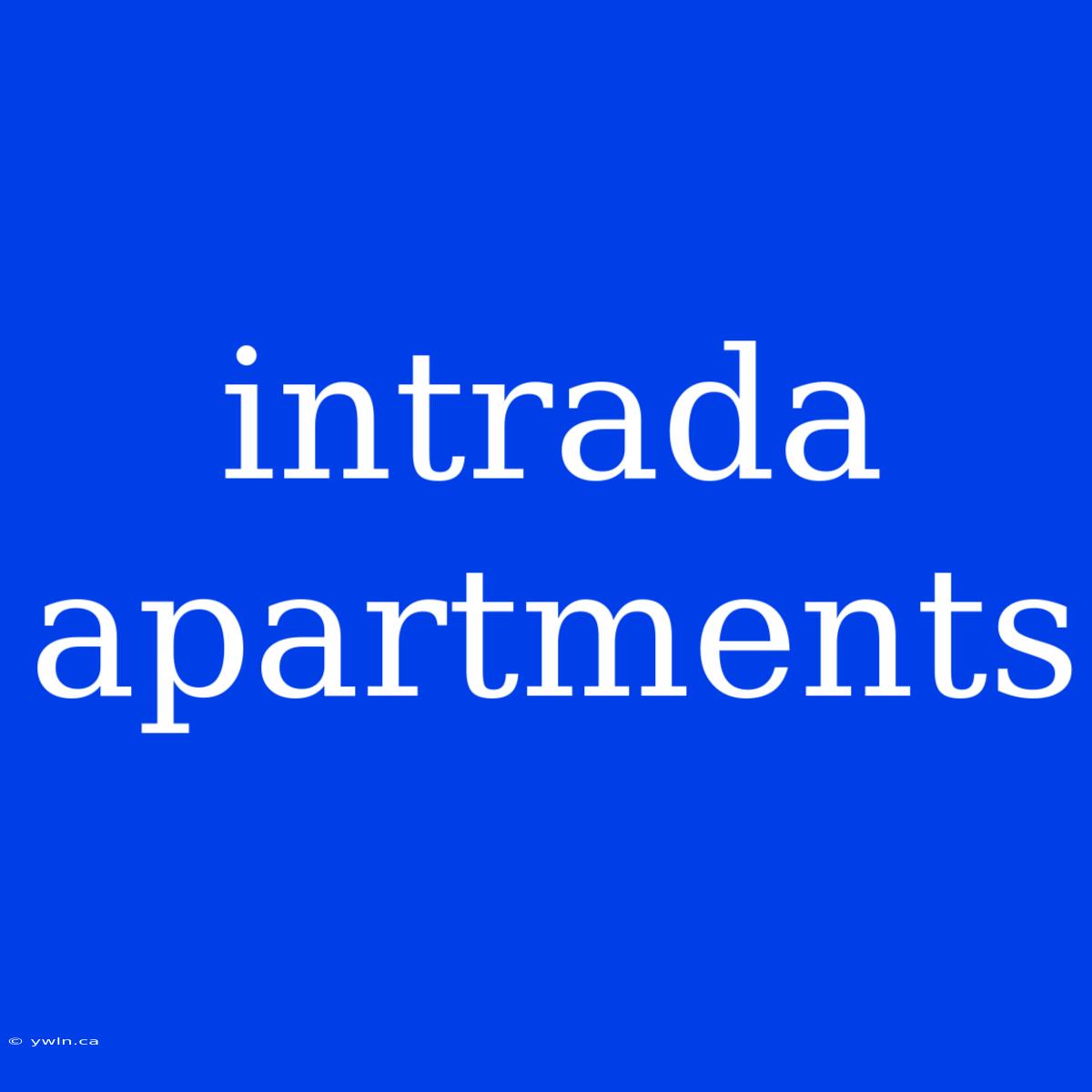 Intrada Apartments