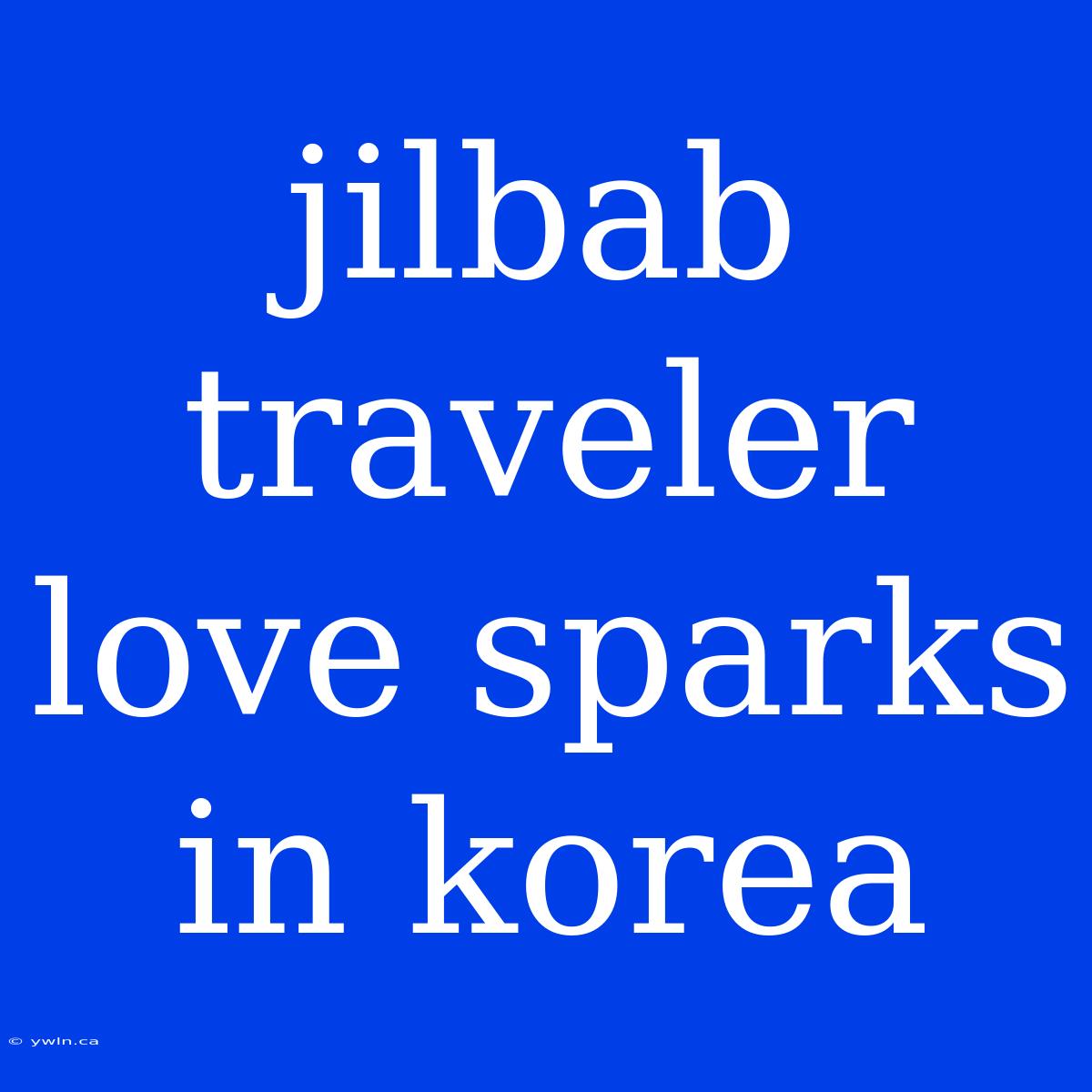 Jilbab Traveler Love Sparks In Korea