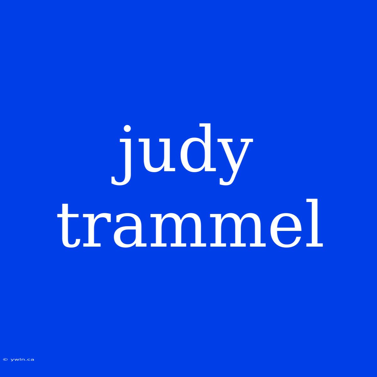 Judy Trammel