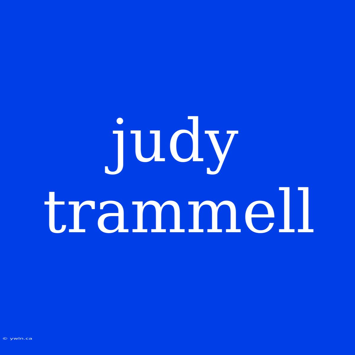 Judy Trammell