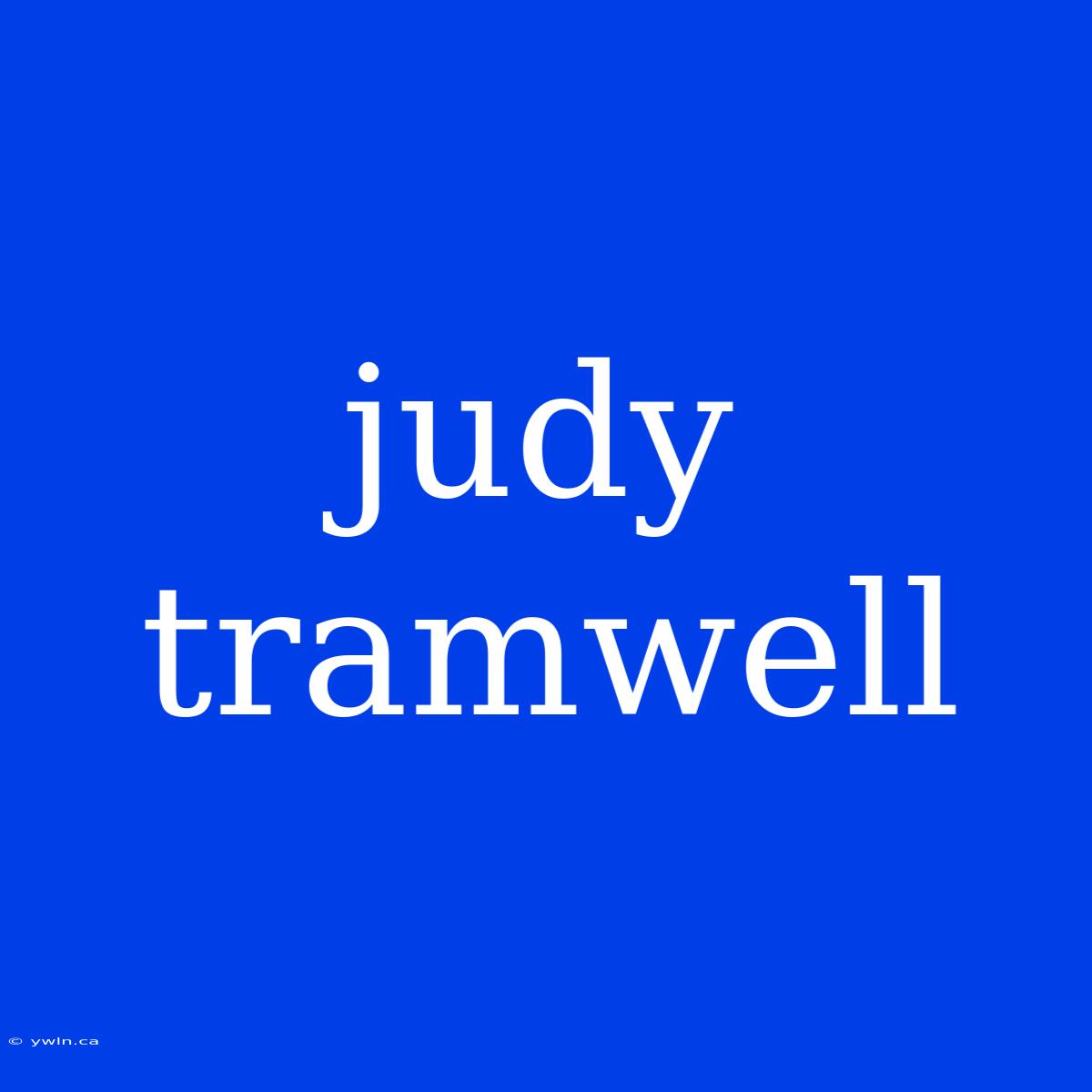 Judy Tramwell