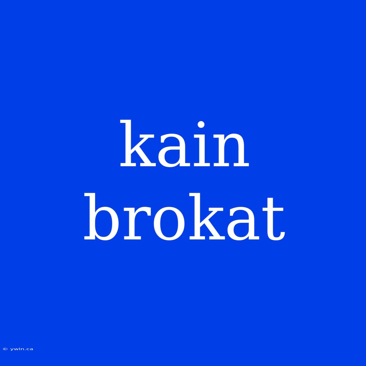 Kain Brokat