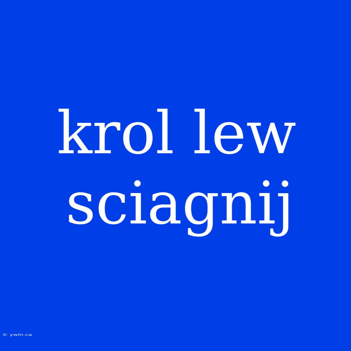 Krol Lew Sciagnij