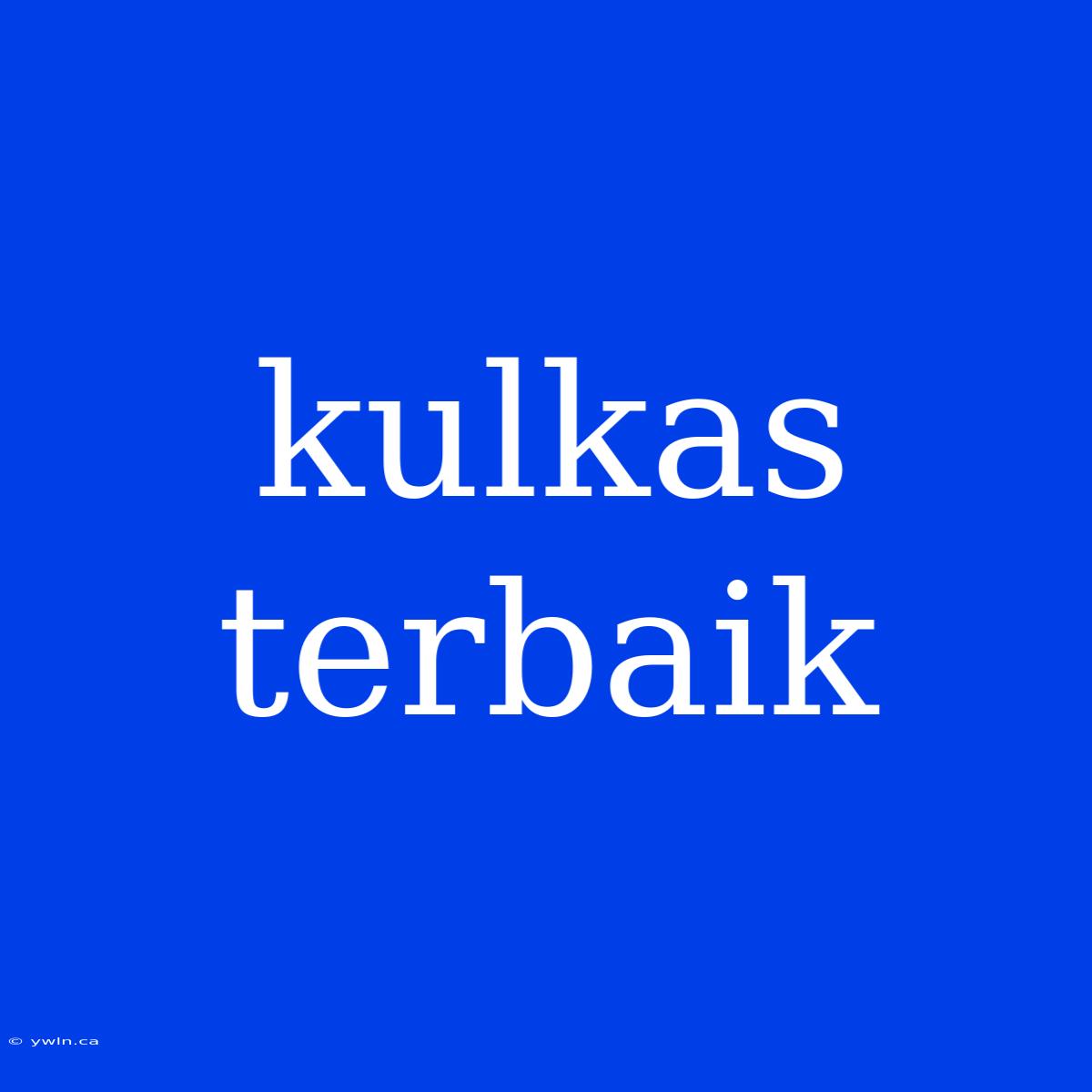 Kulkas Terbaik