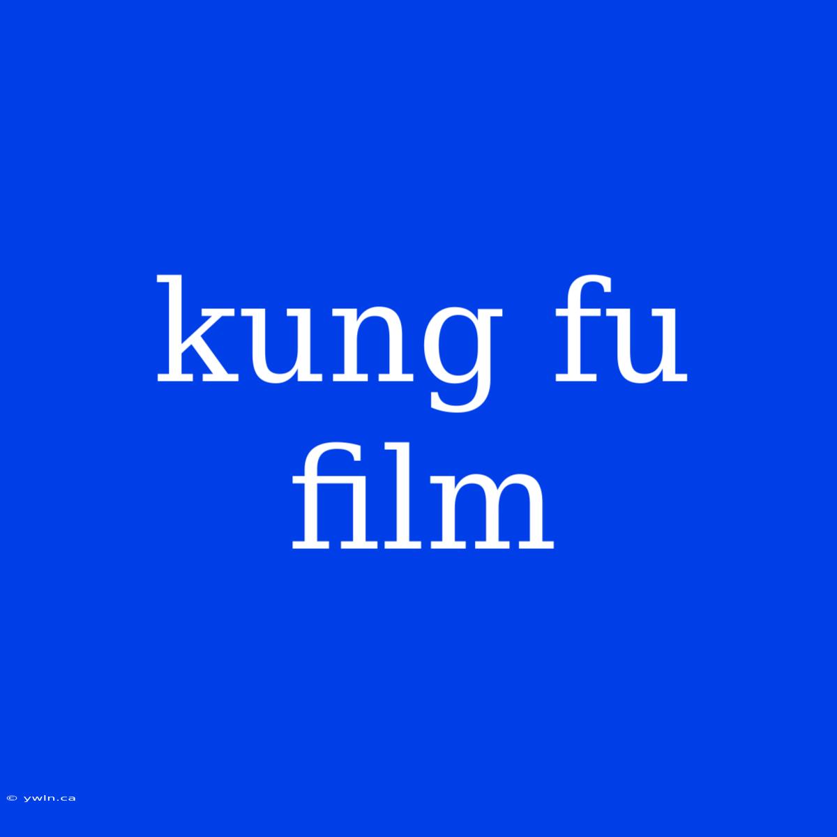 Kung Fu Film