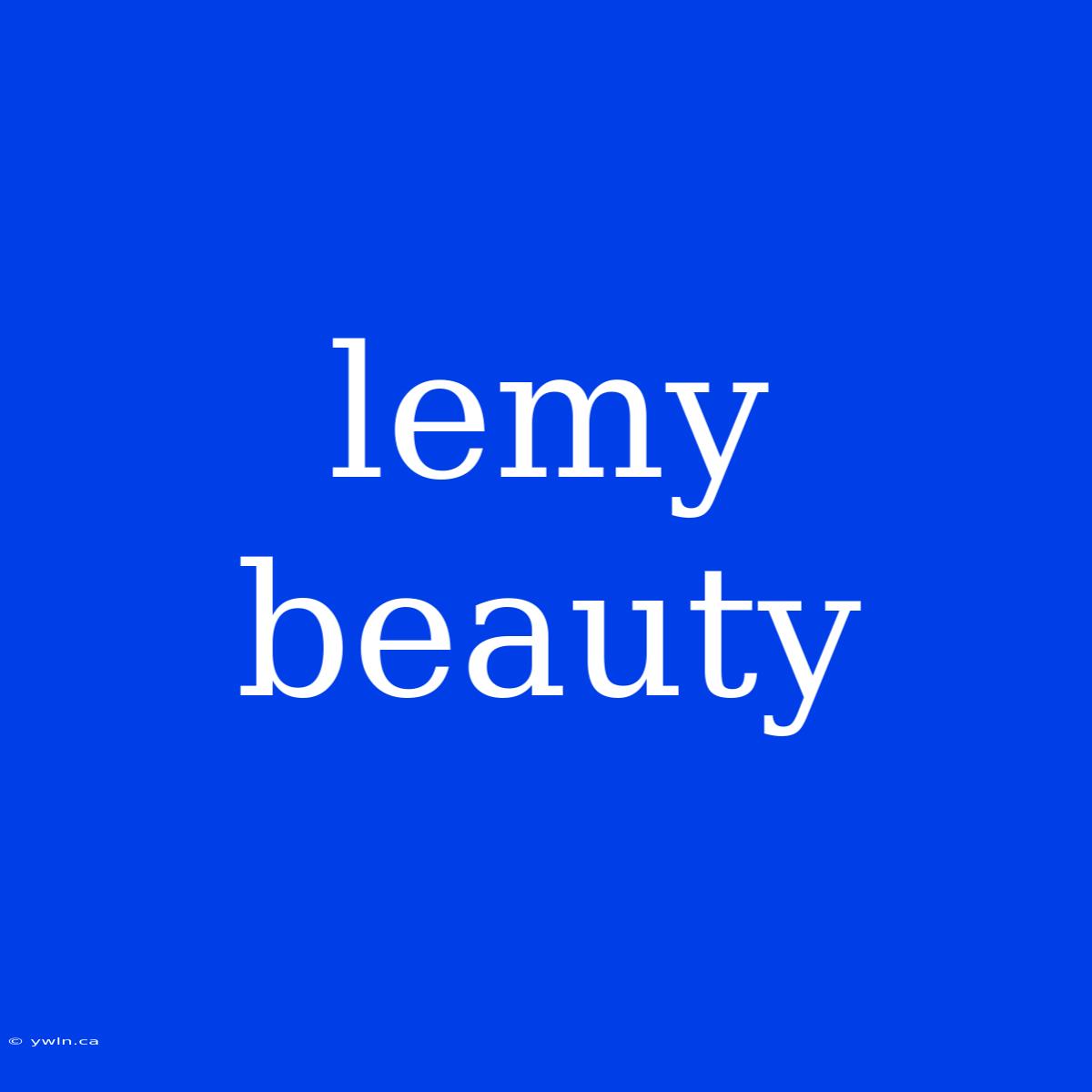 Lemy Beauty