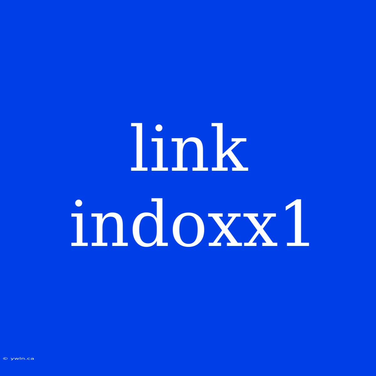 Link Indoxx1