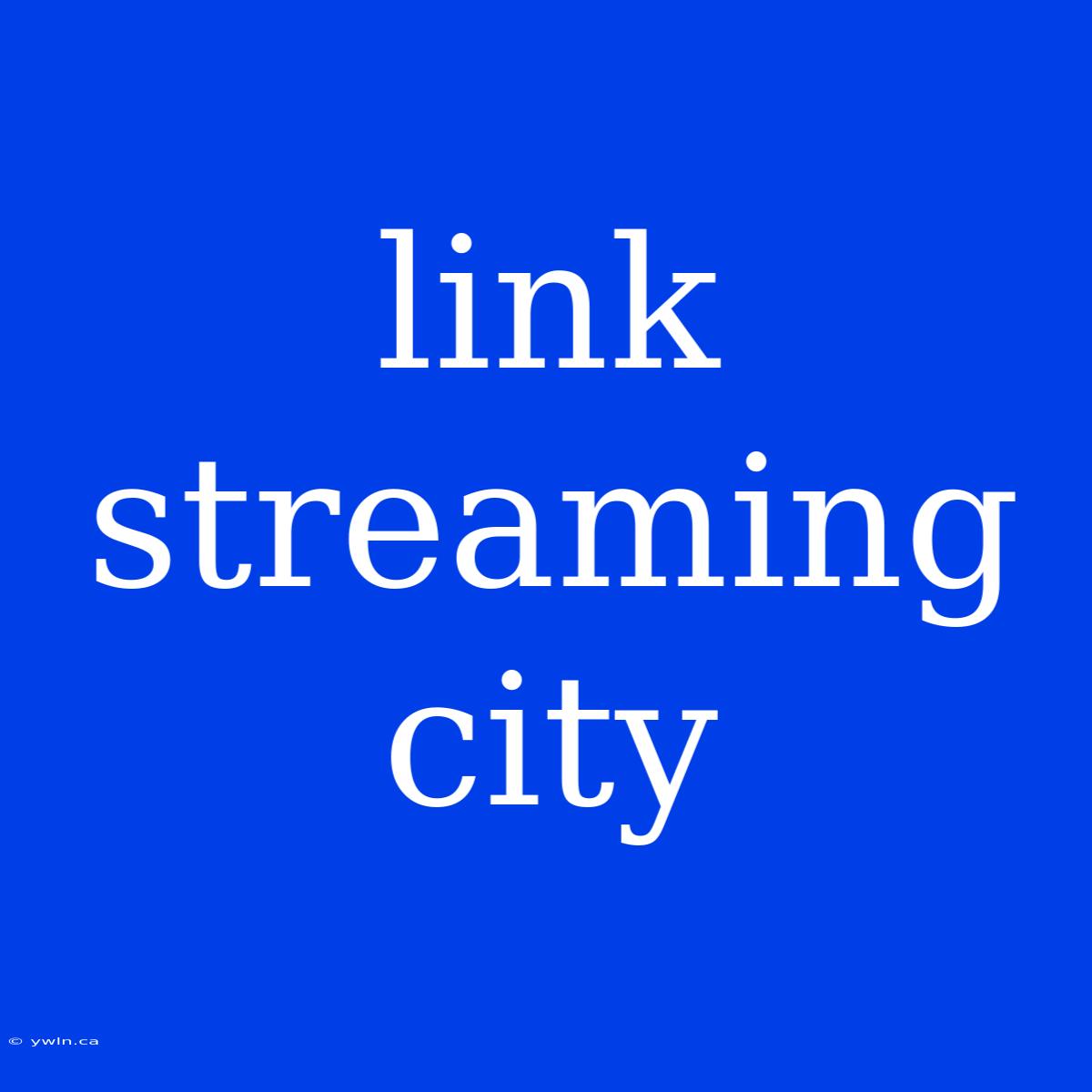 Link Streaming City