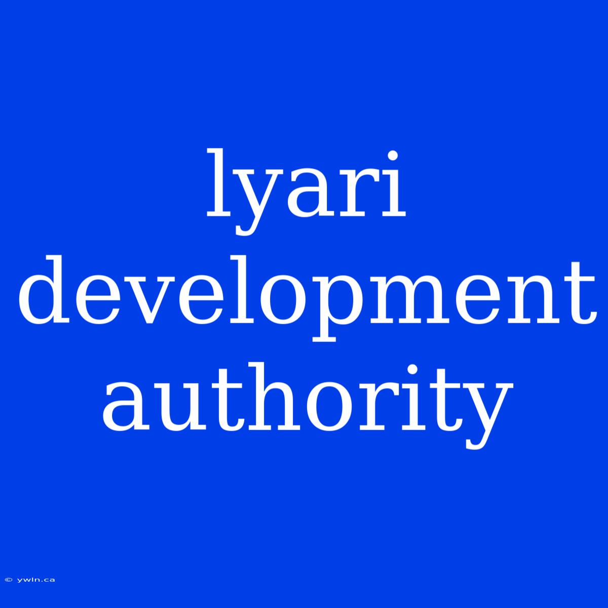 Lyari Development Authority