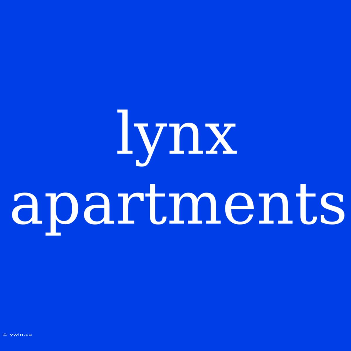 Lynx Apartments