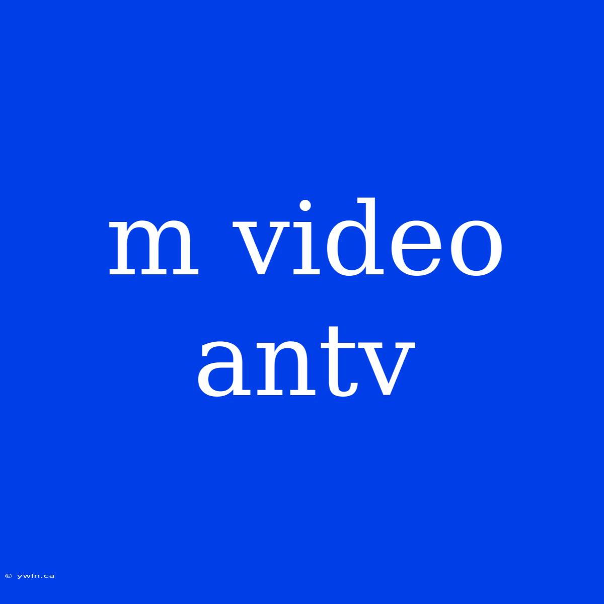 M Video Antv