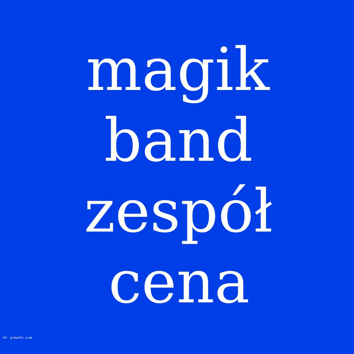 Magik Band Zespół Cena