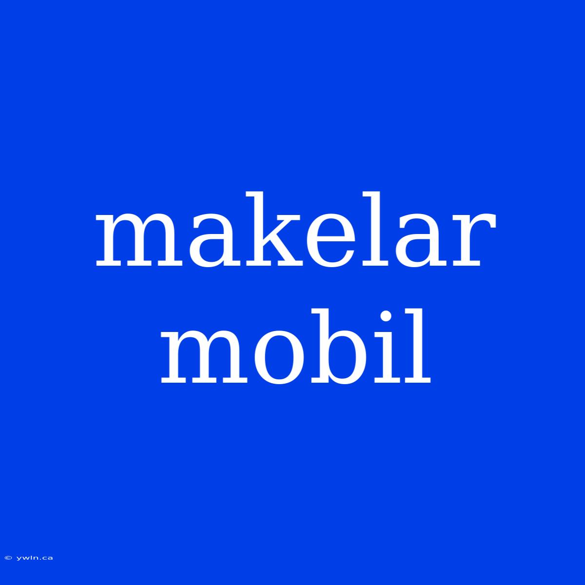 Makelar Mobil