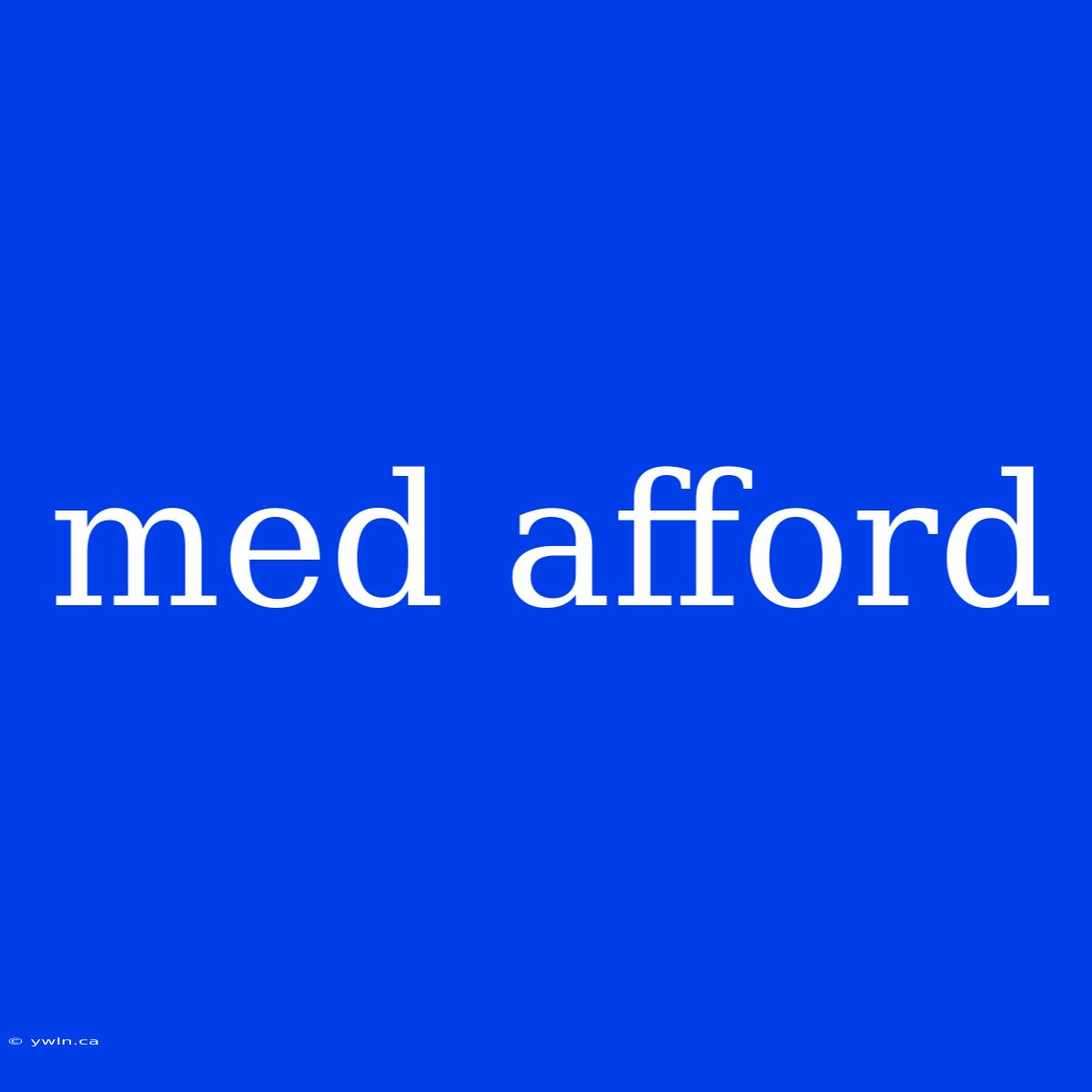 Med Afford