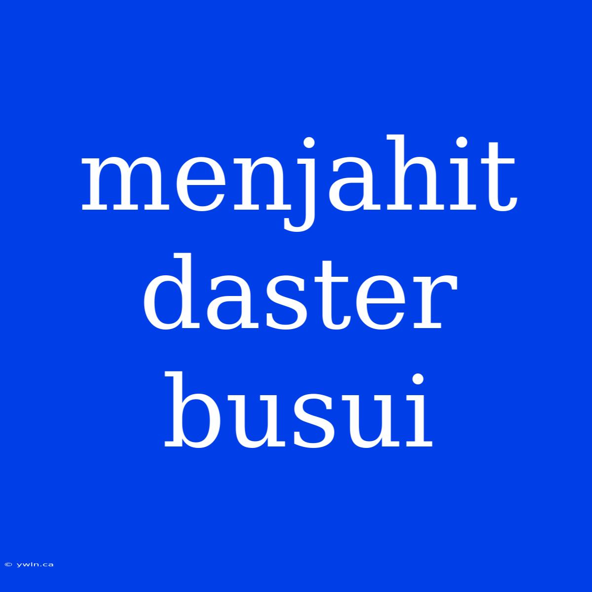 Menjahit Daster Busui