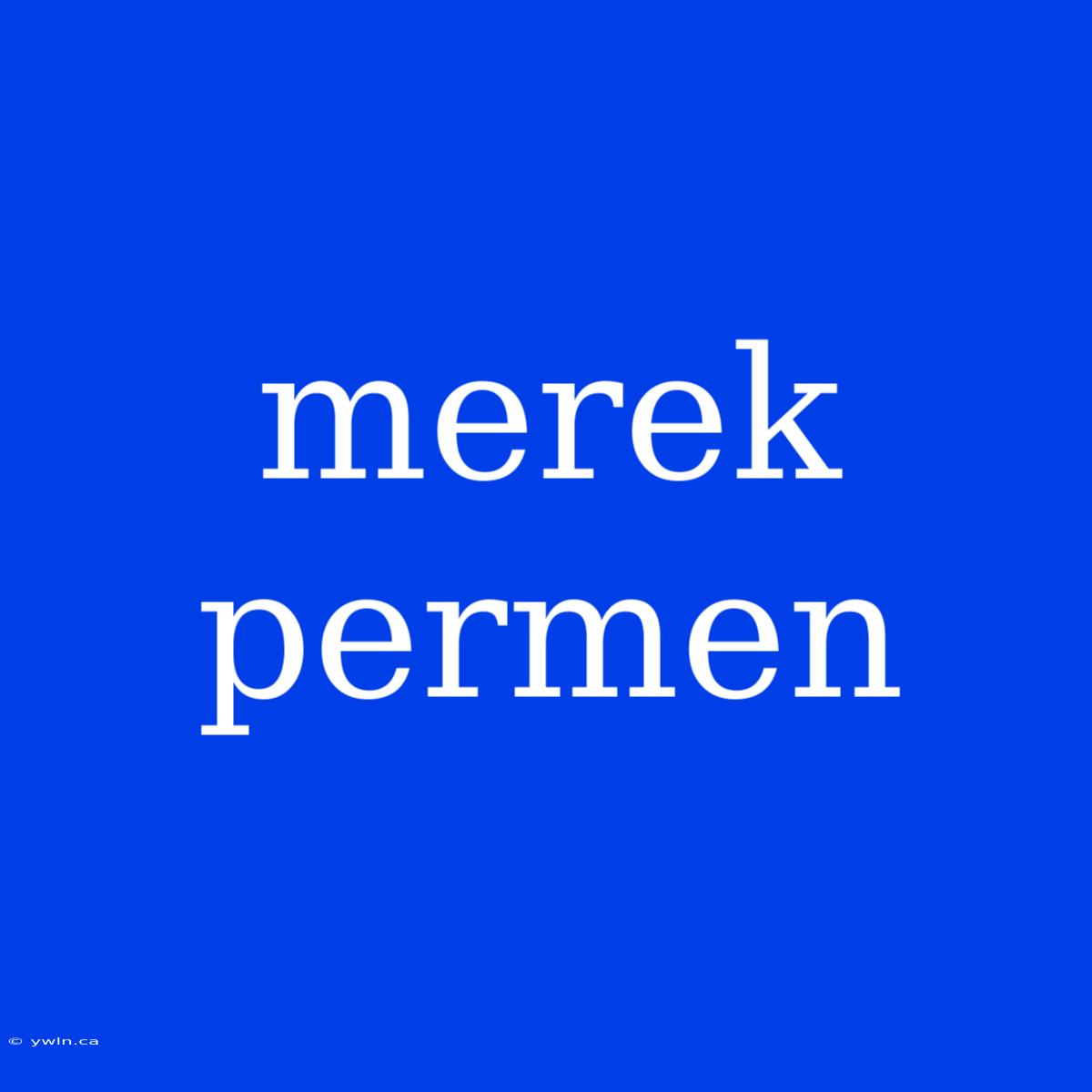 Merek Permen