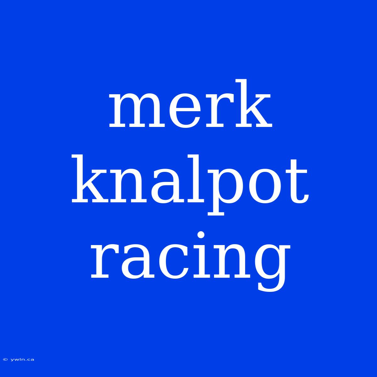 Merk Knalpot Racing