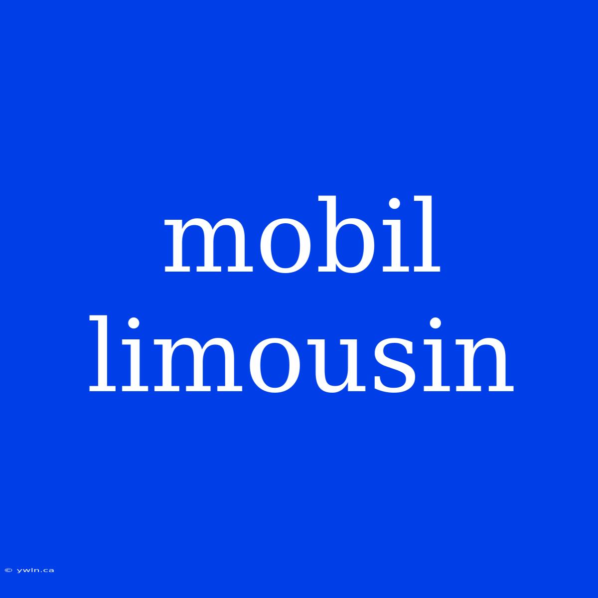 Mobil Limousin