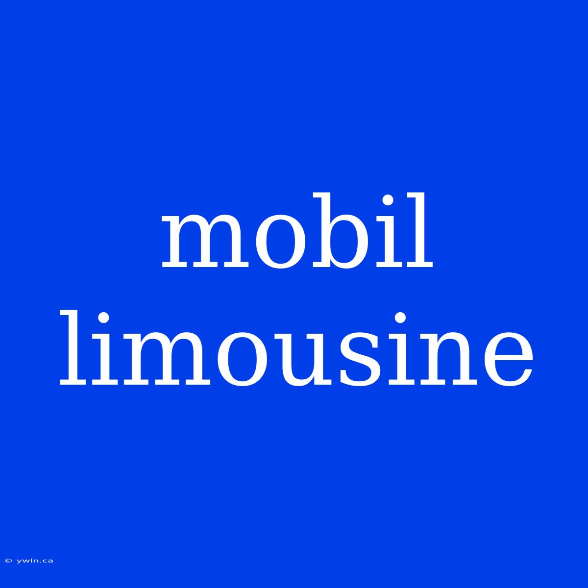 Mobil Limousine