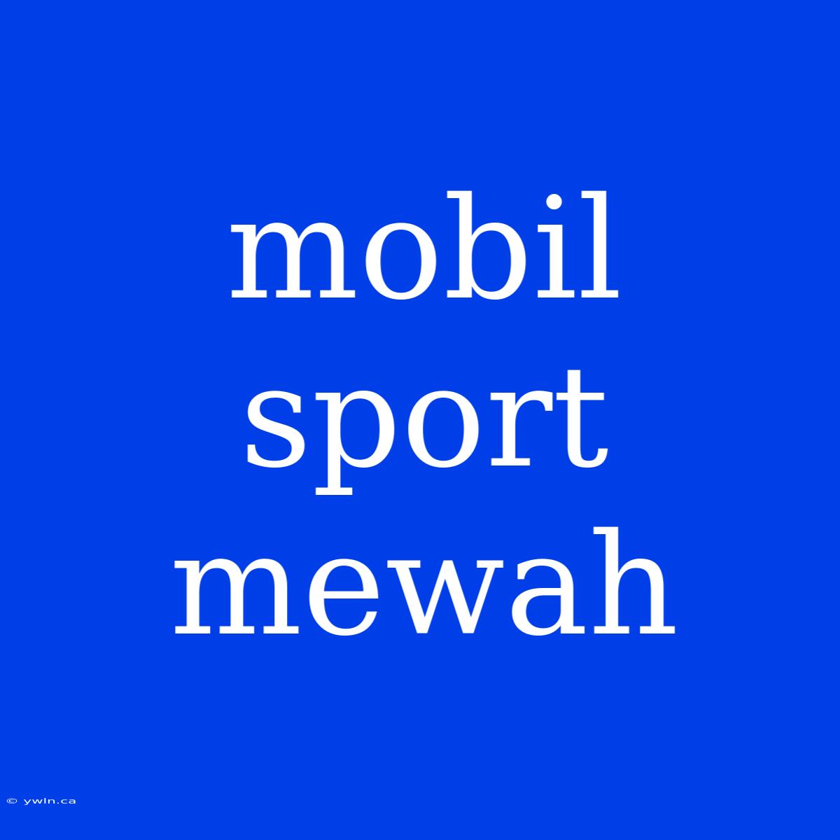 Mobil Sport Mewah