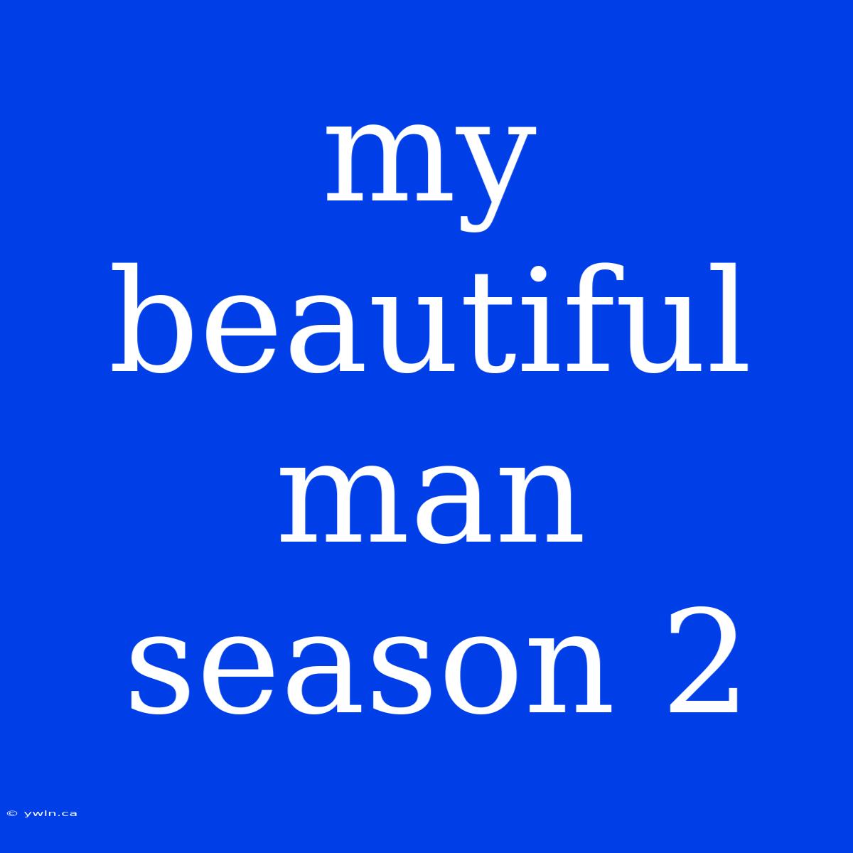 My Beautiful Man Season 2