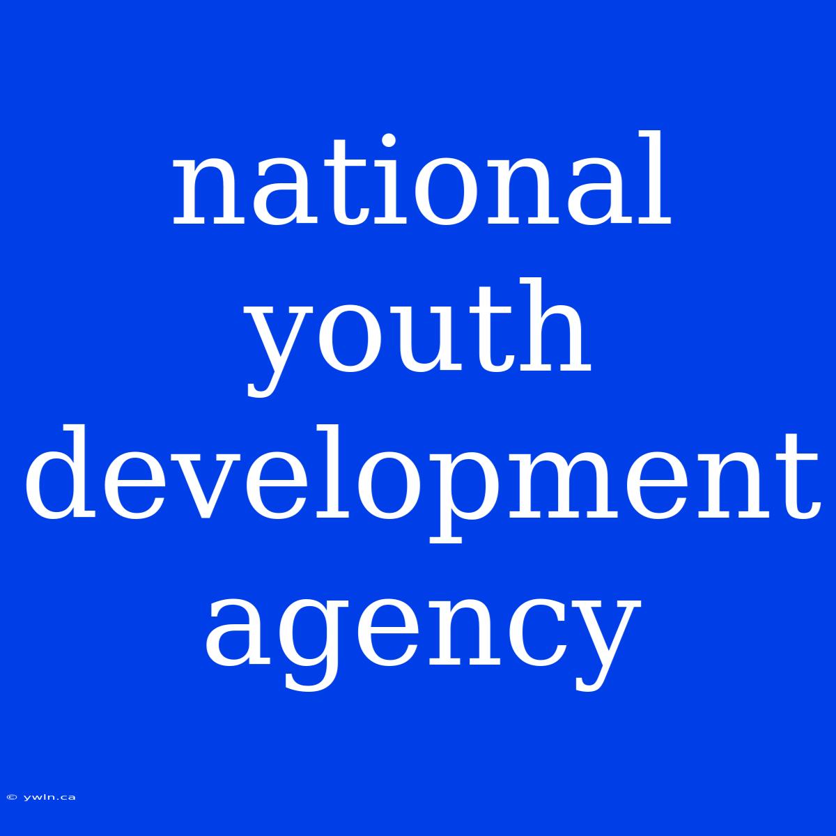 National Youth Development Agency