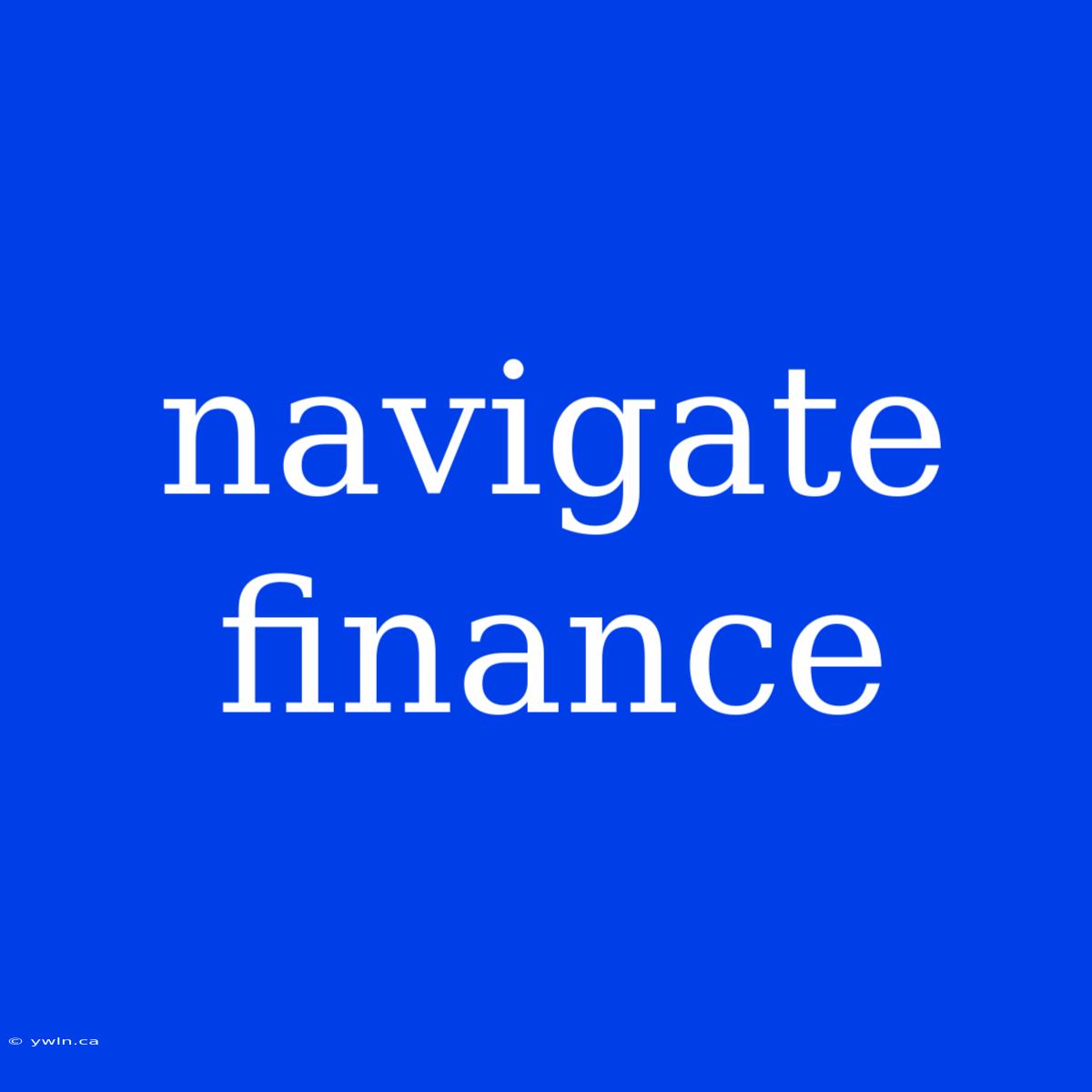 Navigate Finance