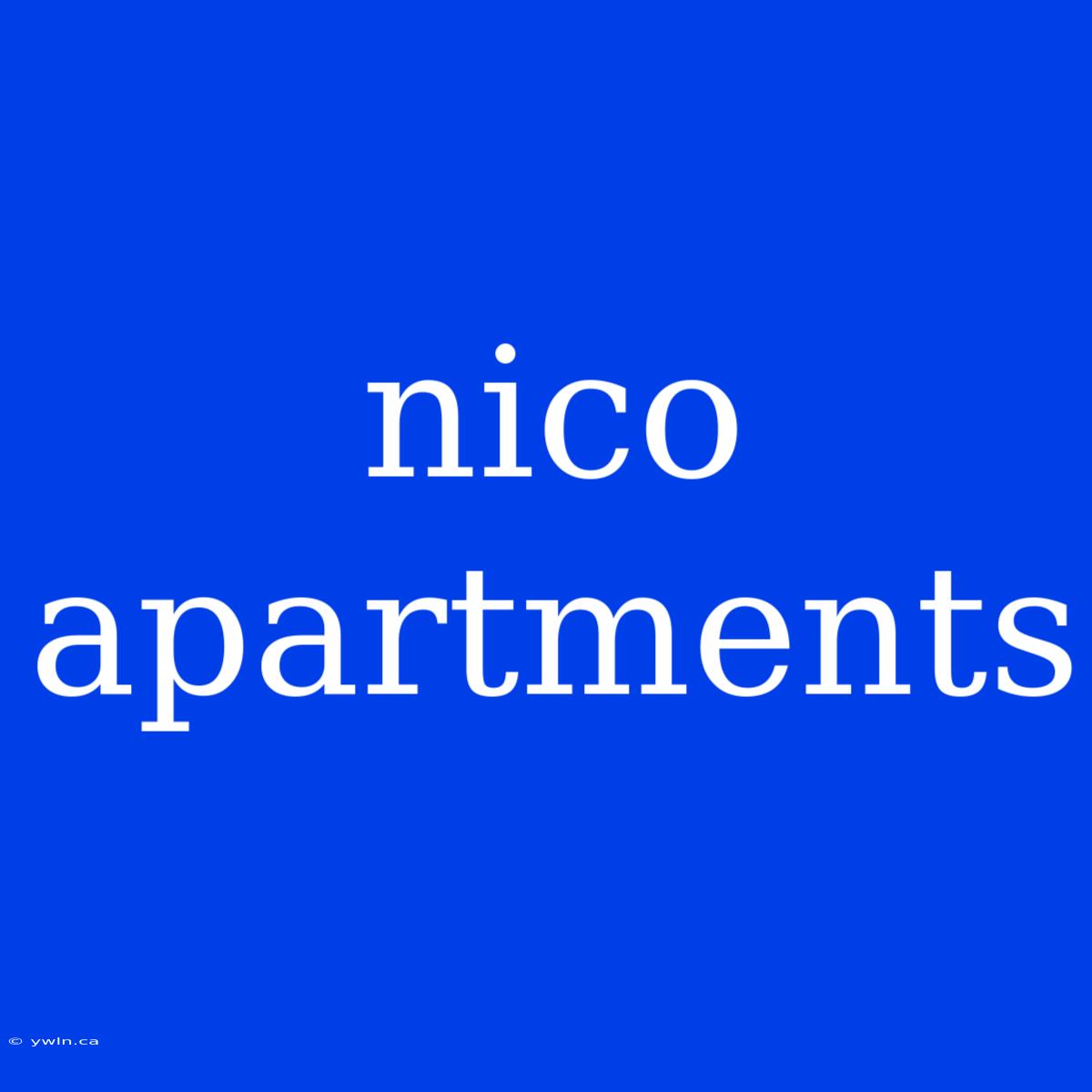 Nico Apartments