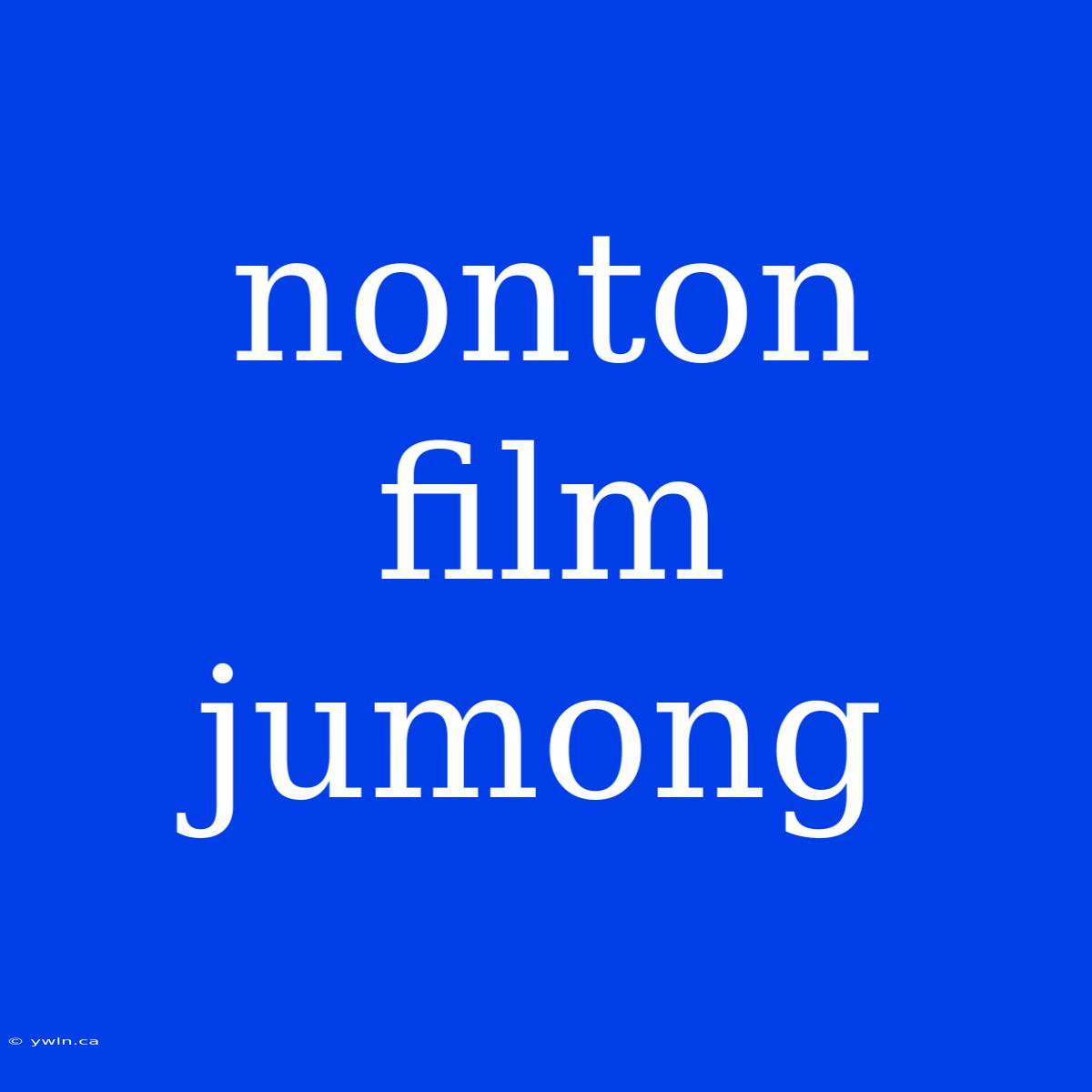 Nonton Film Jumong