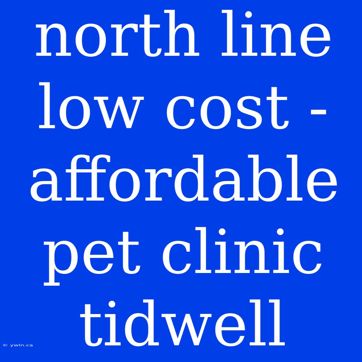 North Line Low Cost - Affordable Pet Clinic Tidwell