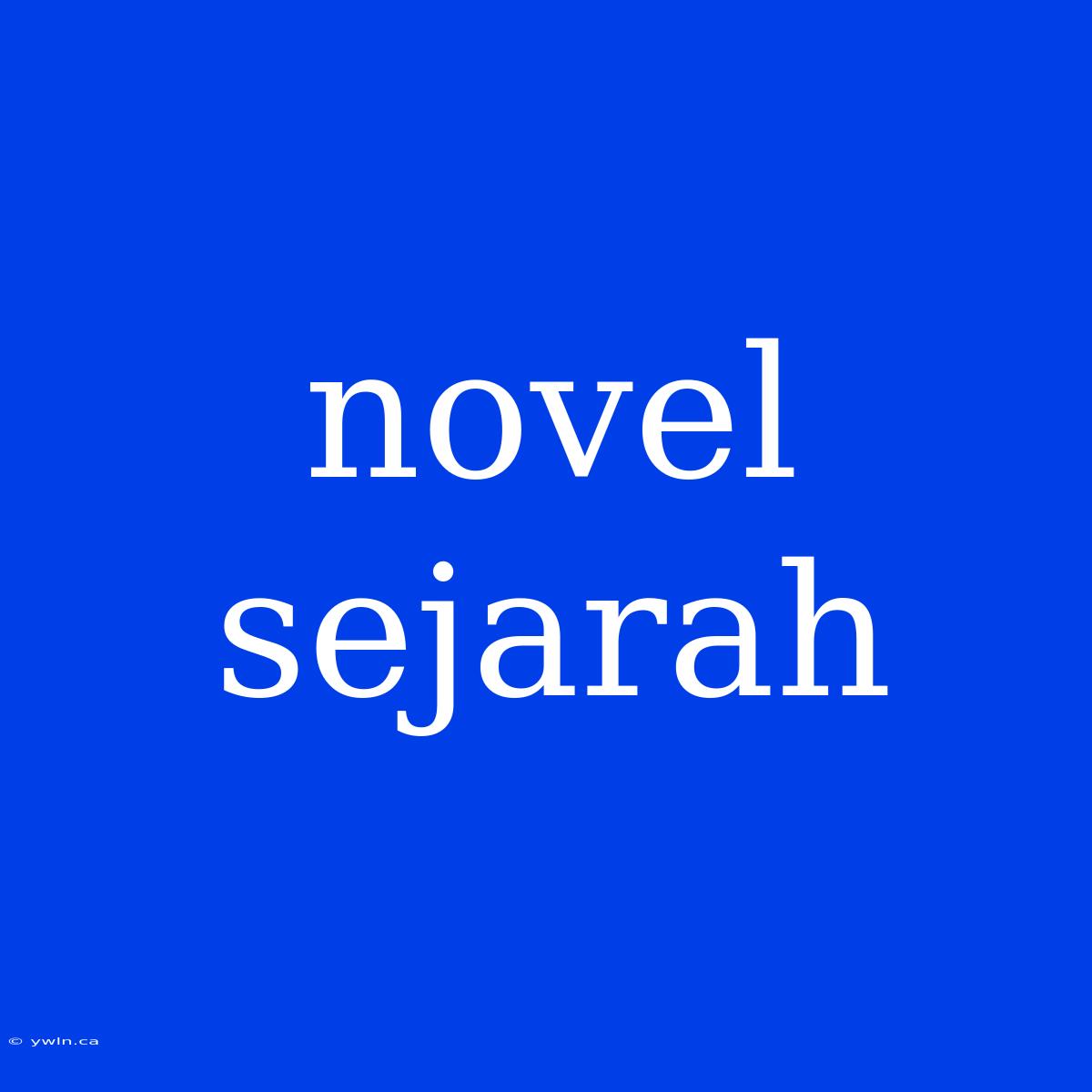 Novel Sejarah