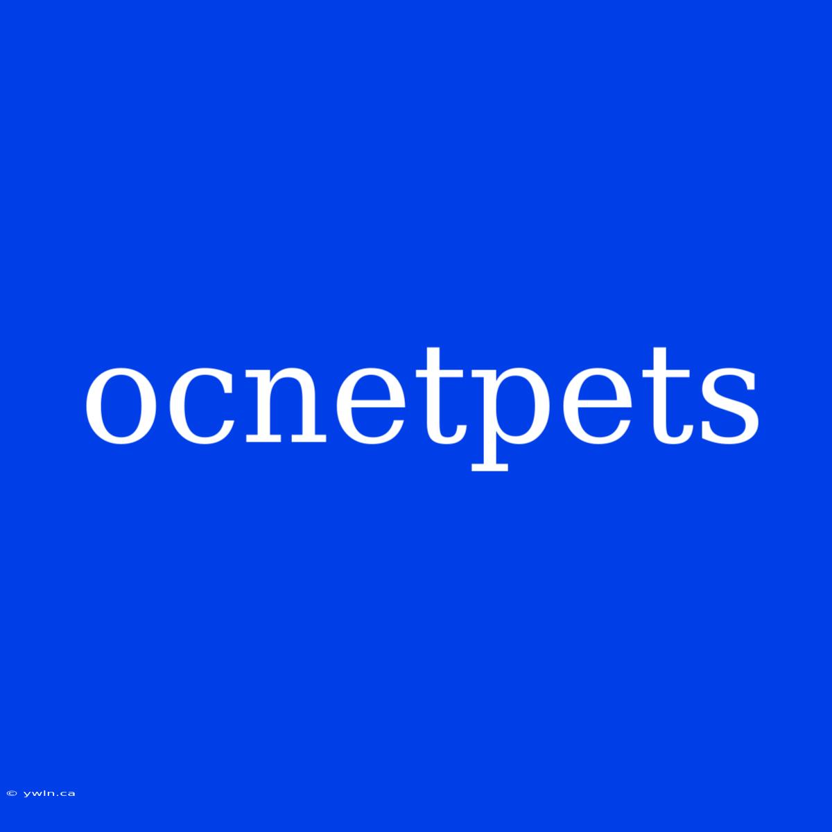 Ocnetpets