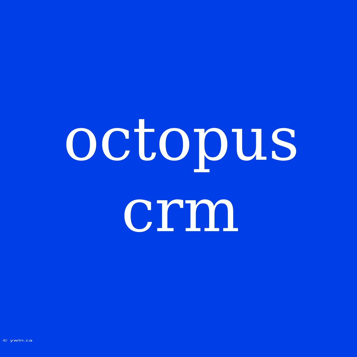 Octopus Crm