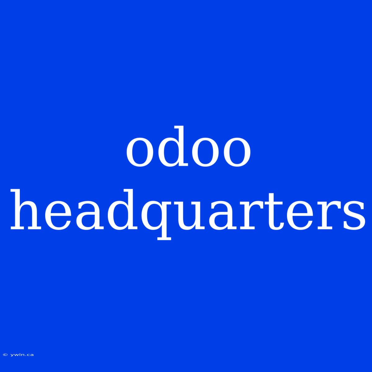 Odoo Headquarters