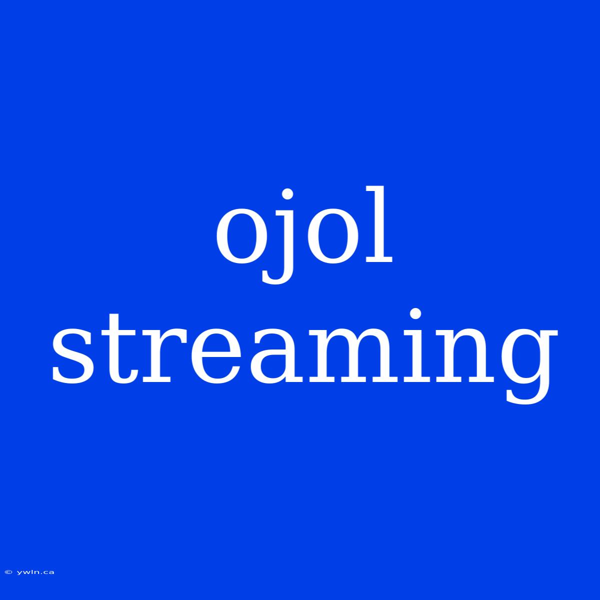 Ojol Streaming