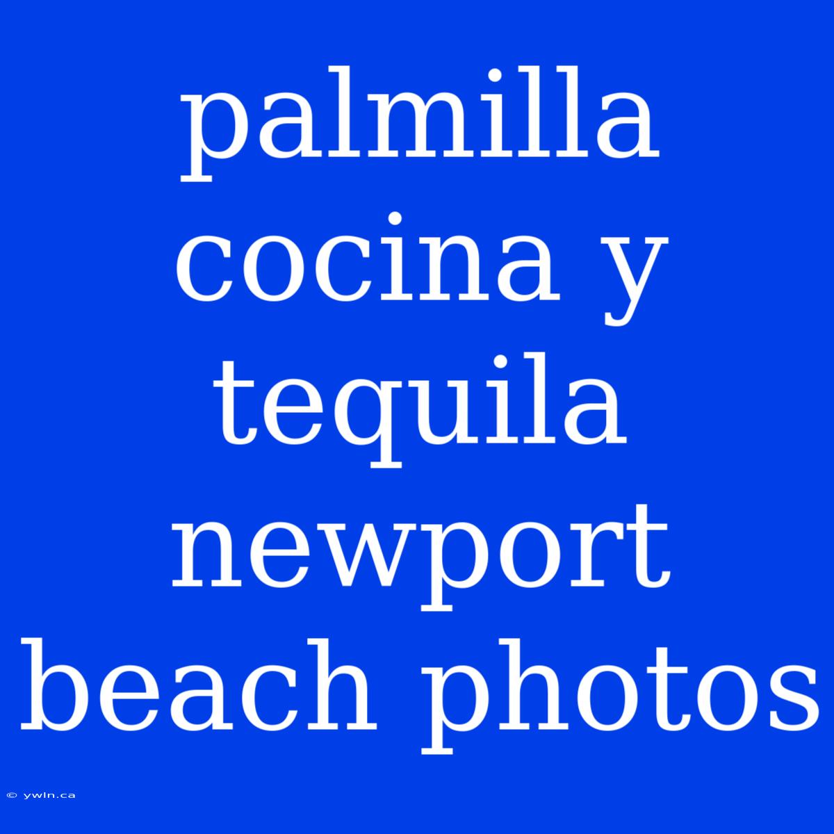 Palmilla Cocina Y Tequila Newport Beach Photos